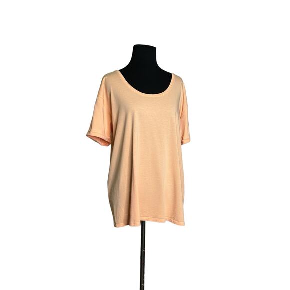 J. Jill melon orange short sleeves t shirt size L - Picture 8 of 15